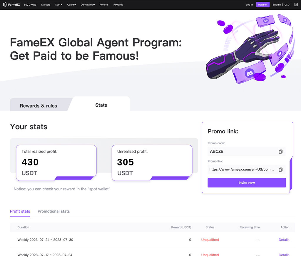 FameEX Enhances Its Global Affiliate Agent Program to Build the World's Premier Crypto Ecosystem
